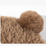 ふわもこベアニット帽02765