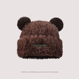 ふわもこベアニット帽02765