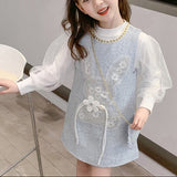 【新作早割11/25まで】【数量限定ポーチ付】ビジューツイードセットアップ02772