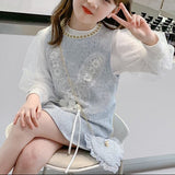 【新作早割11/25まで】【数量限定ポーチ付】ビジューツイードセットアップ02772