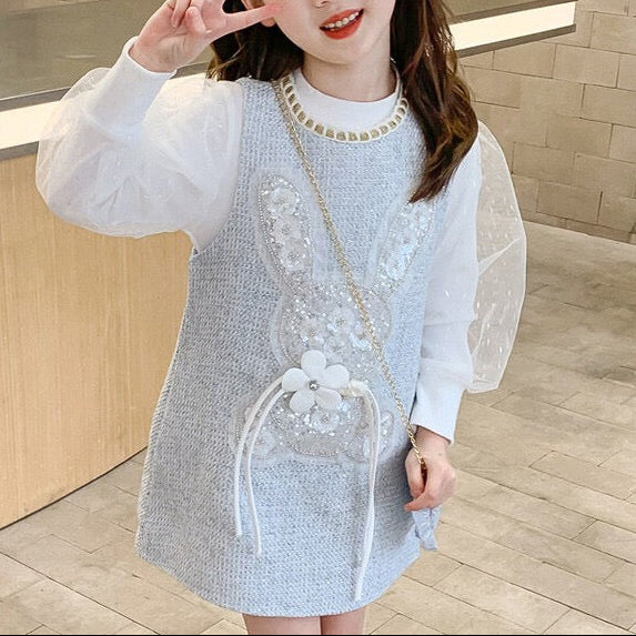 【新作早割11/25まで】【数量限定ポーチ付】ビジューツイードセットアップ02772