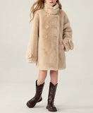 【新作早割12/2まで】フェイクミンクファーコート02775