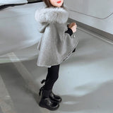 【新作早割12/2まで】リッチファーフードケープコート02773