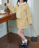 【12/21まで卒業式早割10%引】【新作早割12/9まで】リボンクラシカルセットアップ02776