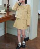 【12/21まで卒業式早割10%引】【新作早割12/9まで】リボンクラシカルセットアップ02776