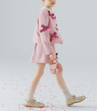 【1/25まで！入学式フォーマル10%OFF対象商品】ロイヤルリボンジャケットセットアップ02781