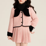 【新作早割1/13まで】【1/25まで！入学式フォーマル10%OFF対象商品】組み合わせ自由ラメツイードジャケットセットアップ02791