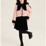 【新作早割1/13まで】【1/25まで！入学式フォーマル10%OFF対象商品】組み合わせ自由ラメツイードジャケットセットアップ02791