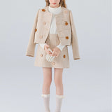 【1/25まで！入学式フォーマル10%OFF対象商品】フラワーモチーフセレモニーセット02794