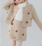 【1/25まで！入学式フォーマル10%OFF対象商品】フラワーモチーフセレモニーセット02794