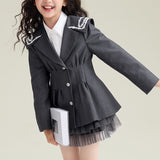 【1/25まで！入学式フォーマル10%OFF対象商品】【限定価格1/29まで】フラワー刺繍フォーマルジャケット＆スカート02796