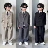 【1/25まで！入学式フォーマル10%OFF対象商品】【新作早割1/27まで】ルーズシルエットボーイズスーツ02800