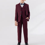 【1/25まで！入学式フォーマル10%OFF対象商品】【新作早割1/27まで】スリムフォーマルボーイズスーツ02799