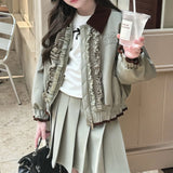 【新作早割1/27まで】フリルブルゾン＋スカート02798