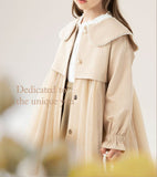 チュール切替パールケープコート02802