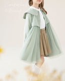 チュール切替パールケープコート02802