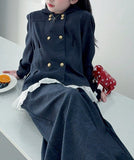 ダブルボタンフリル切替セットアップ02804