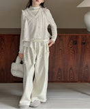 【新作早割2/10まで】ホワイトレイヤード3点セット02805