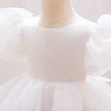 【新作早割2/17まで】パフスリーブレースドレス02197