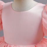 【新作早割2/17まで】パフスリーブレースドレス02197