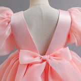 【新作早割2/17まで】パフスリーブレースドレス02197