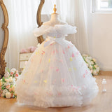 【新作早割3/3まで】バタフライオフショルプリンセスドレス02815