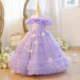 【新作早割3/3まで】バタフライオフショルプリンセスドレス02815