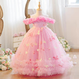 【新作早割3/3まで】バタフライオフショルプリンセスドレス02815