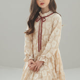 【新作早割3/3まで】フラワーレースティアードワンピース02816