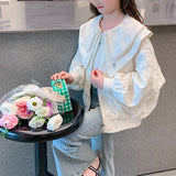 【新作早割3/3まで】パール襟ビッグカラージャケット02818