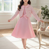 【新作早割3/10まで】エレガントリボンセレモニードレスセット02819