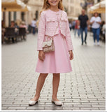 【新作早割3/10まで】エレガントリボンセレモニードレスセット02819