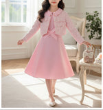 【新作早割3/10まで】エレガントリボンセレモニードレスセット02819