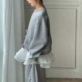 【新作早割3/10まで】フラワードッキングスウェットトップス＆スカート02822