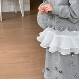 【新作早割3/10まで】フラワードッキングスウェットトップス＆スカート02822