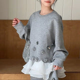 【新作早割3/10まで】フラワードッキングスウェットトップス＆スカート02822