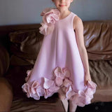 【新作早割3/17まで】フラワーフリルプリンセスドレス02823