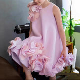 【新作早割3/17まで】フラワーフリルプリンセスドレス02823