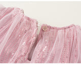 【新作早割3/17まで】グリッターチュールリボンドレス02824