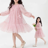 【新作早割3/17まで】グリッターチュールリボンドレス02824