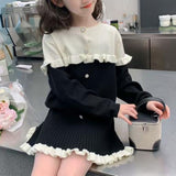 モノトーンフリルセットアップ02743