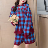 ビビットチェックツーピース02757