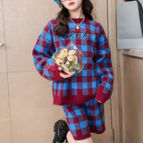 ビビットチェックツーピース02757