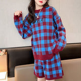 ビビットチェックツーピース02757