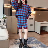 ビビットチェックツーピース02757