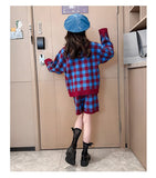 ビビットチェックツーピース02757