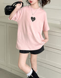 バックリボンレースアップTシャツ02713
