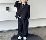 【1/25まで！入学式フォーマル10%OFF対象商品】【新作早割1/27まで】ルーズシルエットボーイズスーツ02800