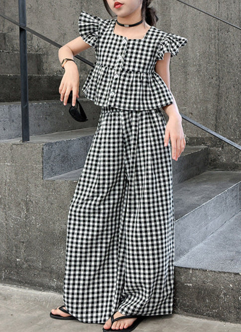 ギンガムチェックセットアップ02423 – Foonique