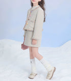 【1/25まで！入学式フォーマル10%OFF対象商品】パステルツイードセレモニーセットアップ02782